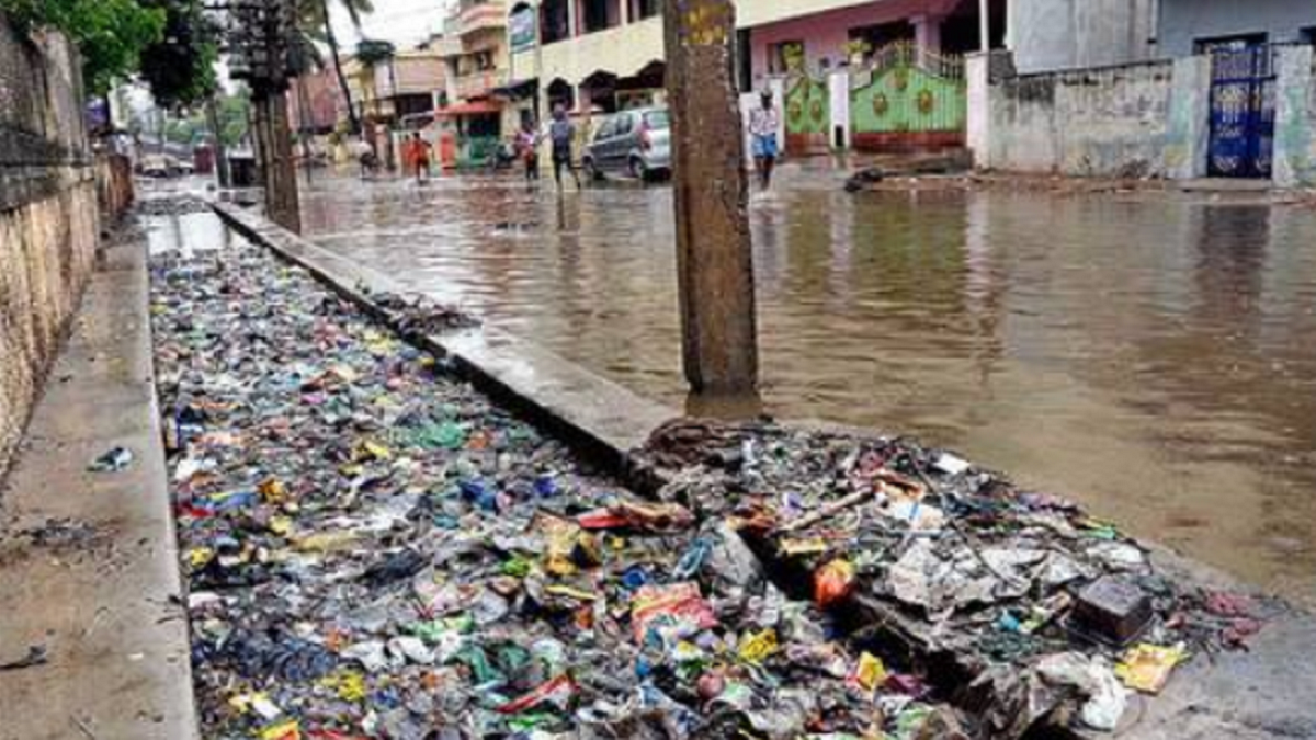 Choked drains make life miserable as rain lashes Delhi