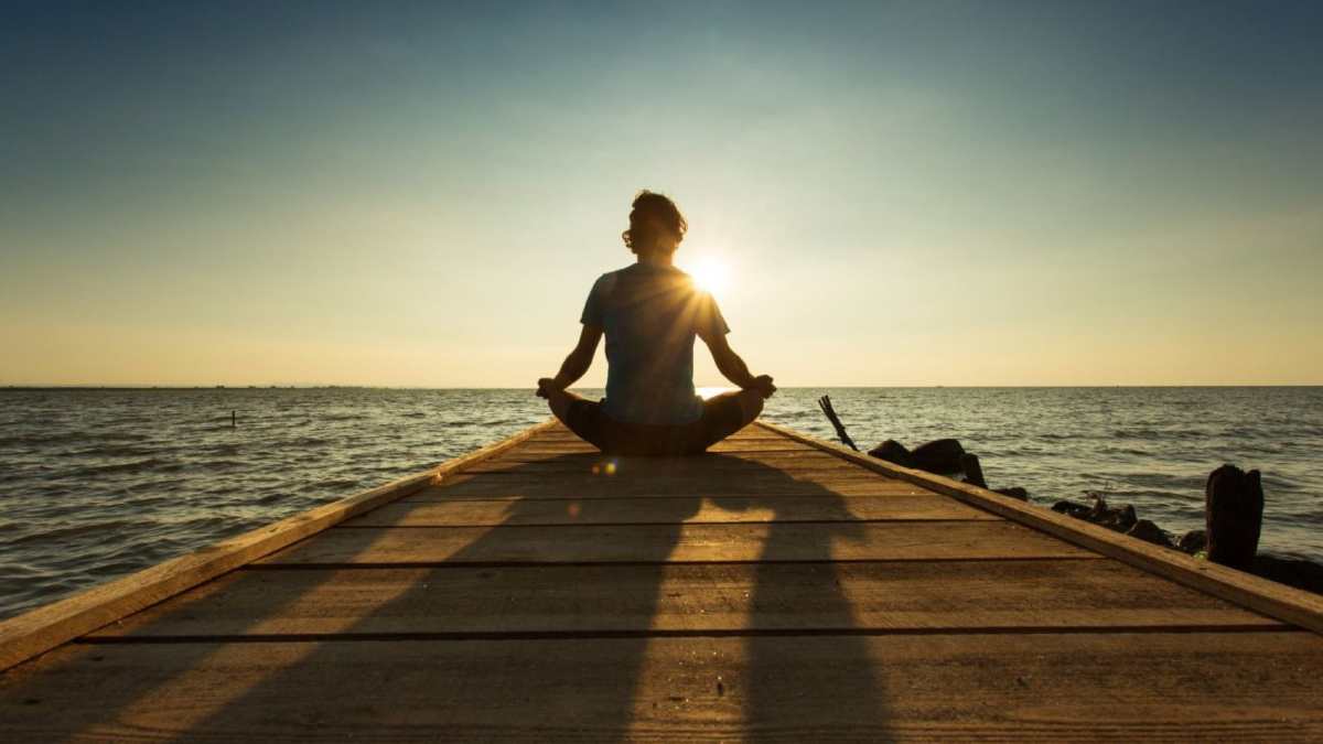 Meditation helps one see beauty within and outside