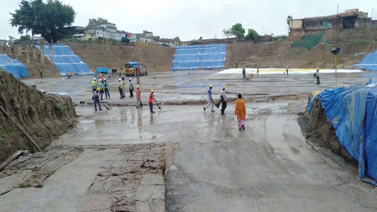 Amid land scam charges, Ram temple work goes on unhindered