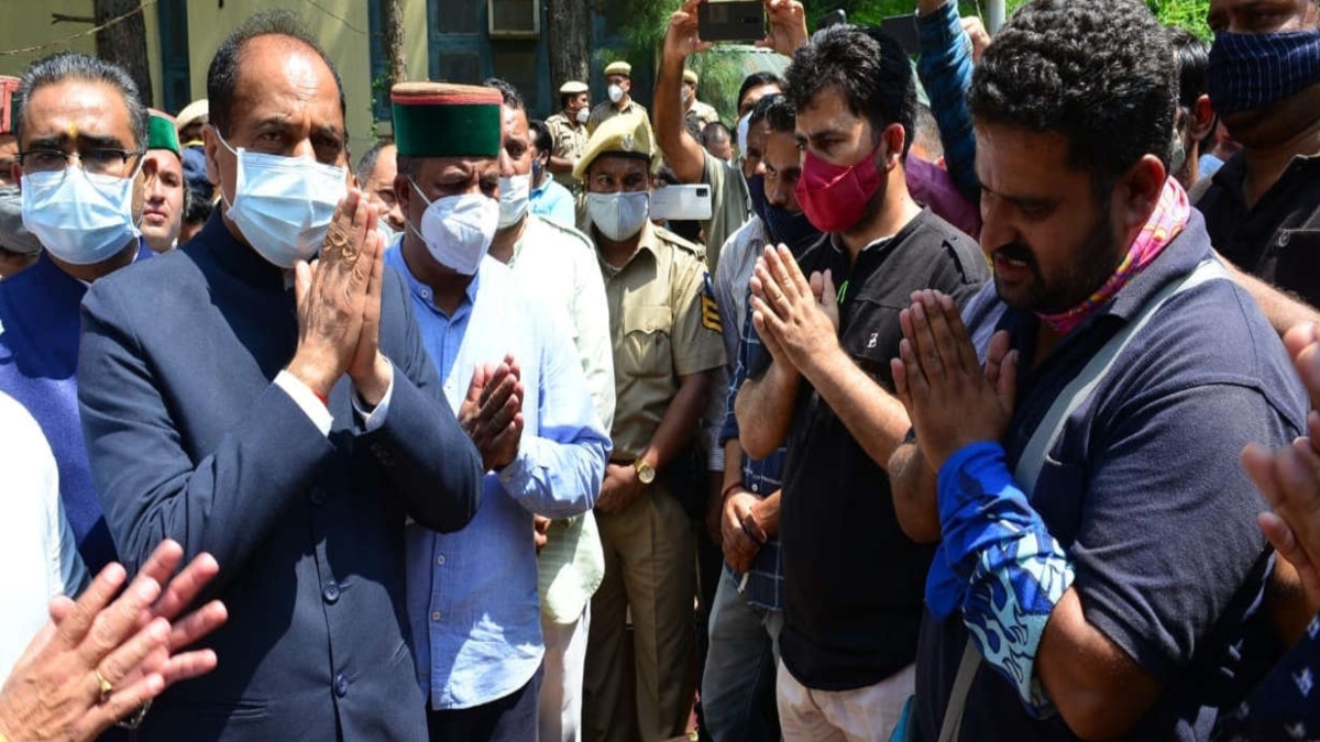HIMACHAL CM VISITS KINNAUR, ANNOUNCES RS 5 LAKH EX-GRATIA FOR KIN OF THOSE KILLED IN THE LANDSLIDE