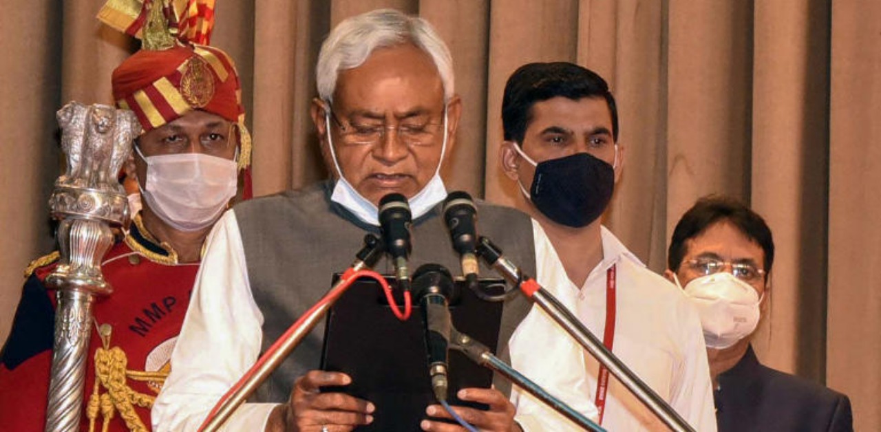 Nitish Kumar sworn in as Bihar CM; Tejashwi Yadav to be his Deputy Chief Minister