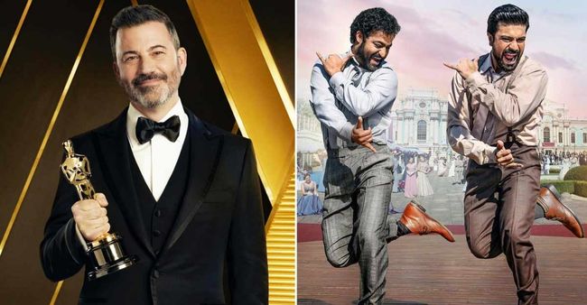 Netizens brutally trolled Jimmy Kimmel as he calls RRR a Bollywood film at Oscars 2023