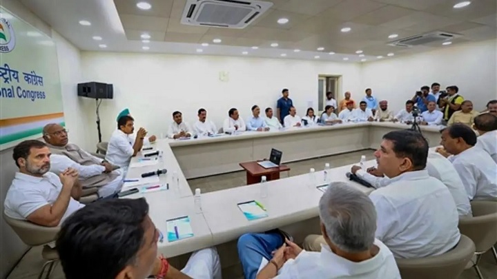 Congress leaders hold meeting on Rajasthan polls