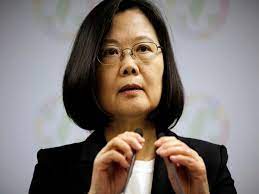 Taiwan’s president pledges to boost self-defence after visit to war memorial