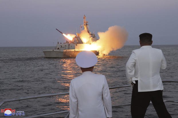 North Korea’s Kim watches cruise missile launches by US, S. Korea
