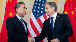 US Secy Antony Blinken meets Chinese Foreign Minister Wang Yi