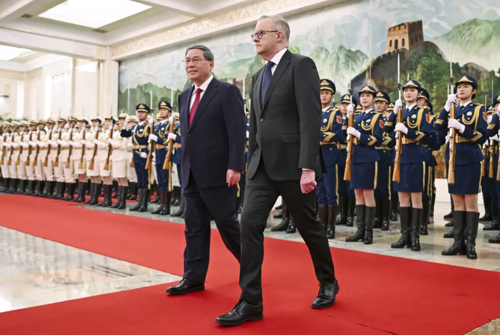 Australian PM Albanese calls for free trade with China