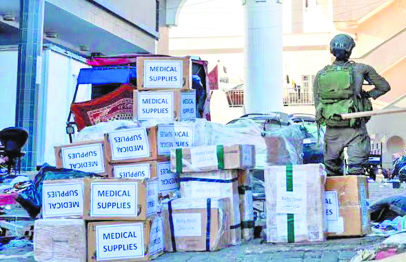 IDF delivers supplies to Gaza hospital while under fire