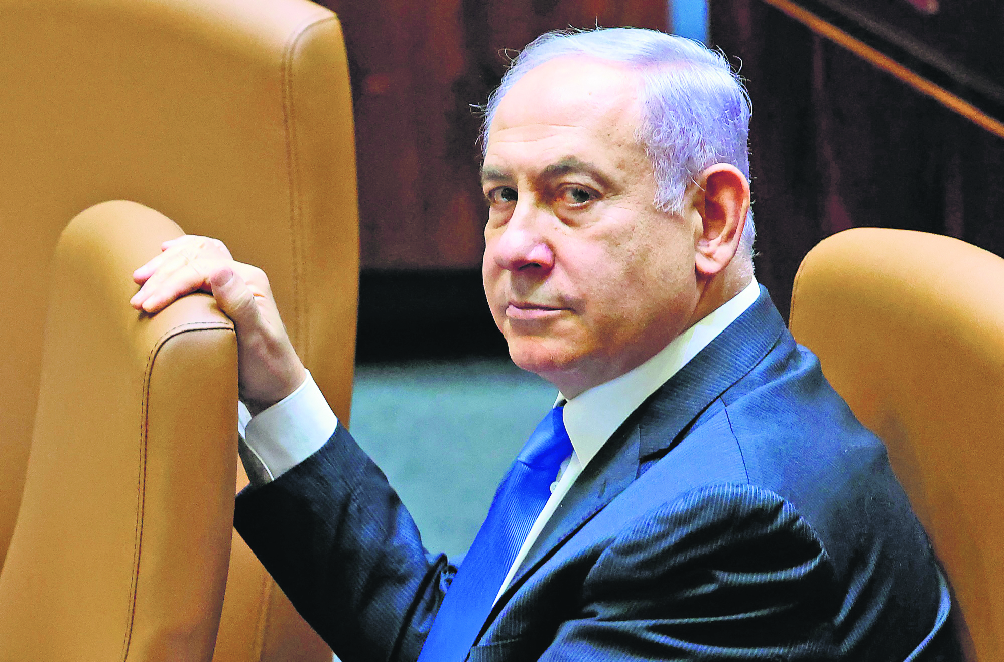 Netanyahu briefs war cabinet, security chiefs in phone conference briefing