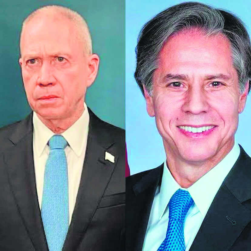 Gallant to Blinken: Israel commits to prolonged fight against Hamas