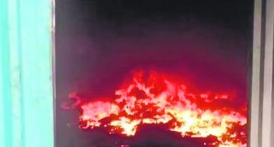 Swift response prevents casualties as fire Engulfs shoe factories in Bahadurgarh