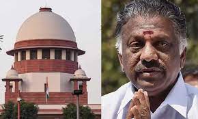 SC refuses to intervene with HC order rejecting pleas challenging Panneerselvam‘s expulsion from AIADMK