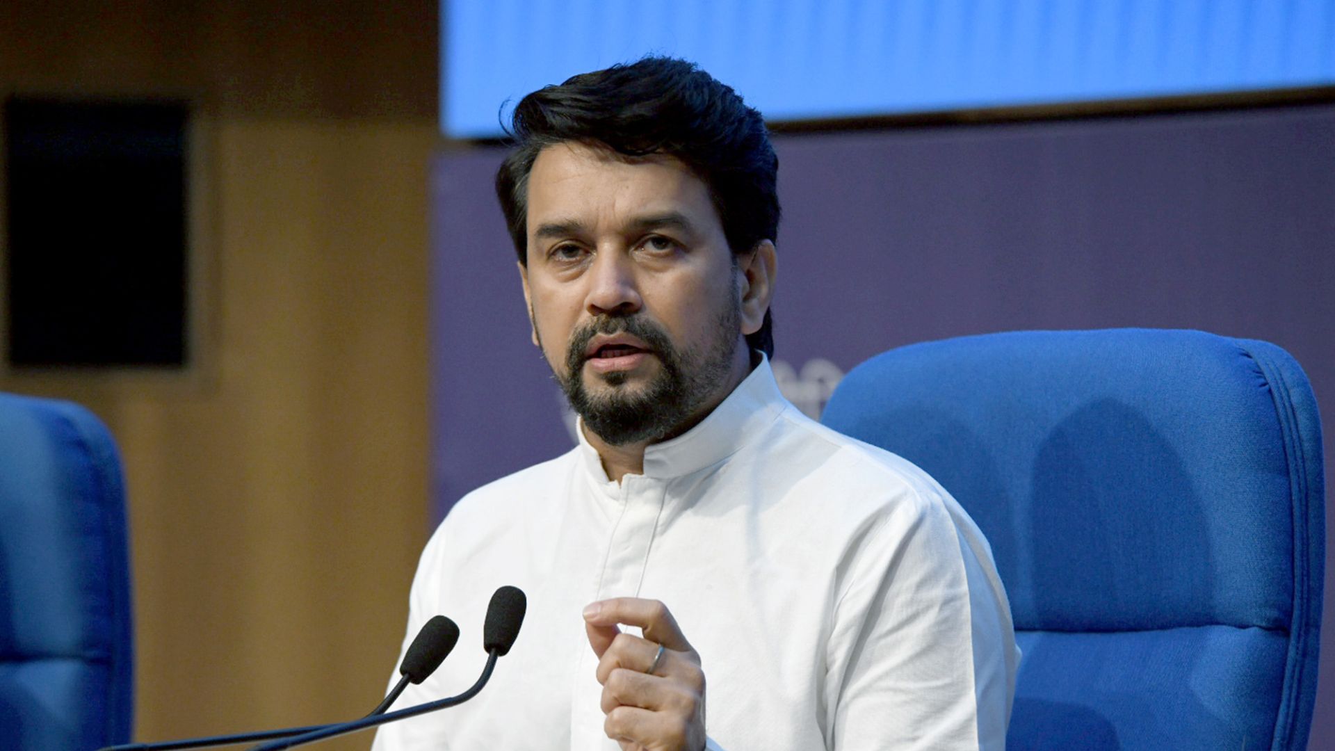 Farmers’ Protest: Union Minister Anurag Thakur Affirms Readiness for Dialogue