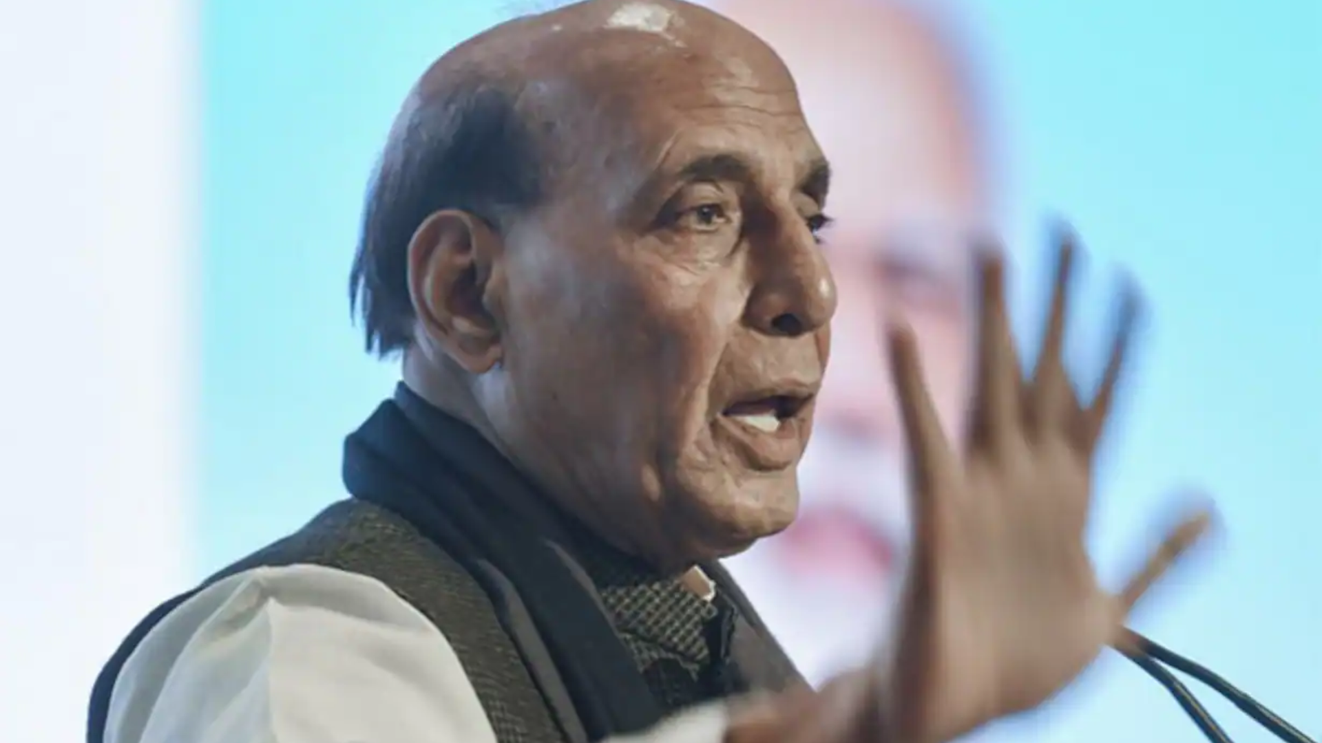 Defence Minister Rajnath Singh Addresses Public Meeting via Phone Due to Weather