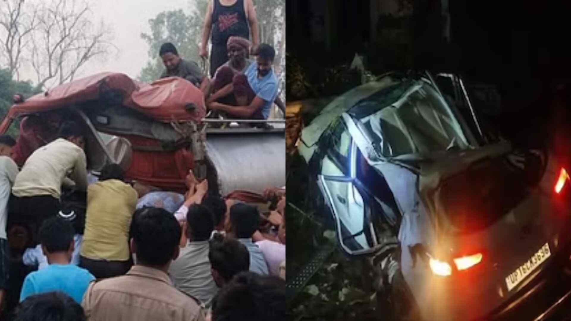Fatal Crash In UP’s Amroha Leaves Four Dead, Four Injured