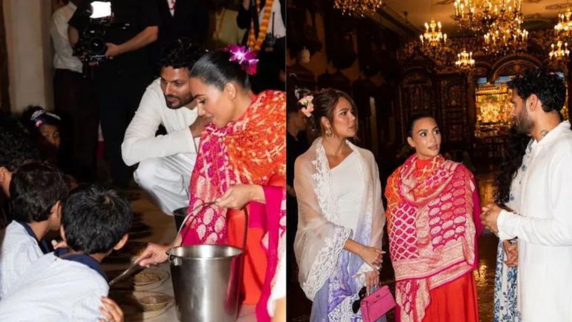 Kim Kardashian Wears ₹2 Lakh Dress To Serve Food At Mumbai’s ISKCON Temple