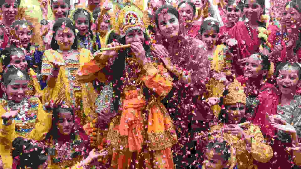 Janmashtami in vrindavan Janmashtami in vrindavan