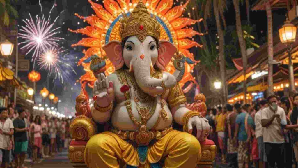 AI Generated image of ganpati bappa in Indonesia AI Generated image of ganpati bappa in Indonesia