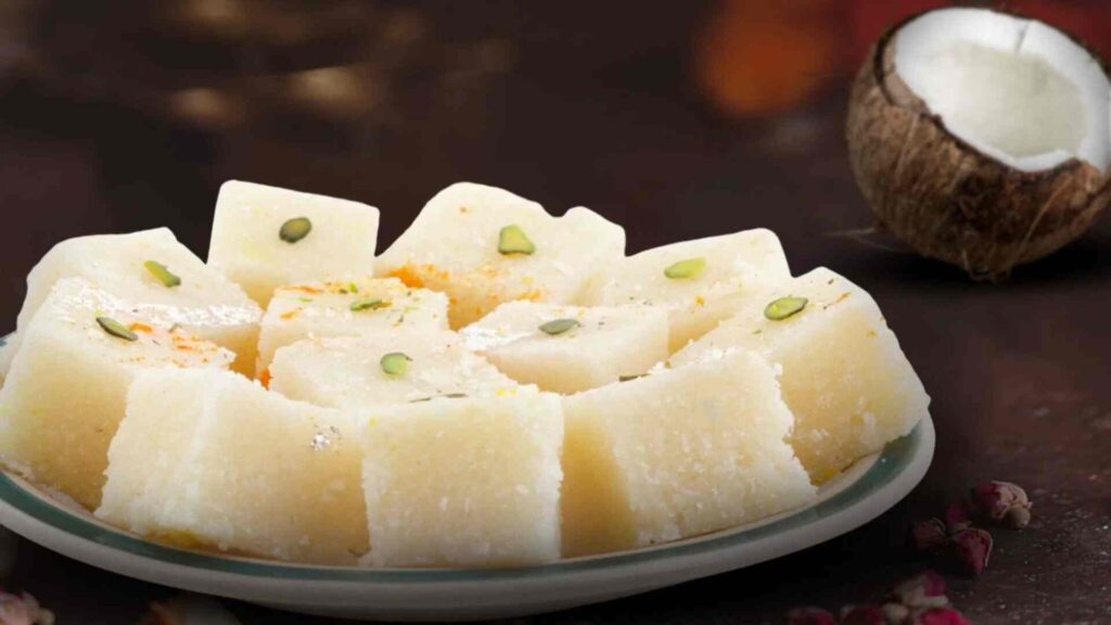 Coconut Burfi Coconut Burfi