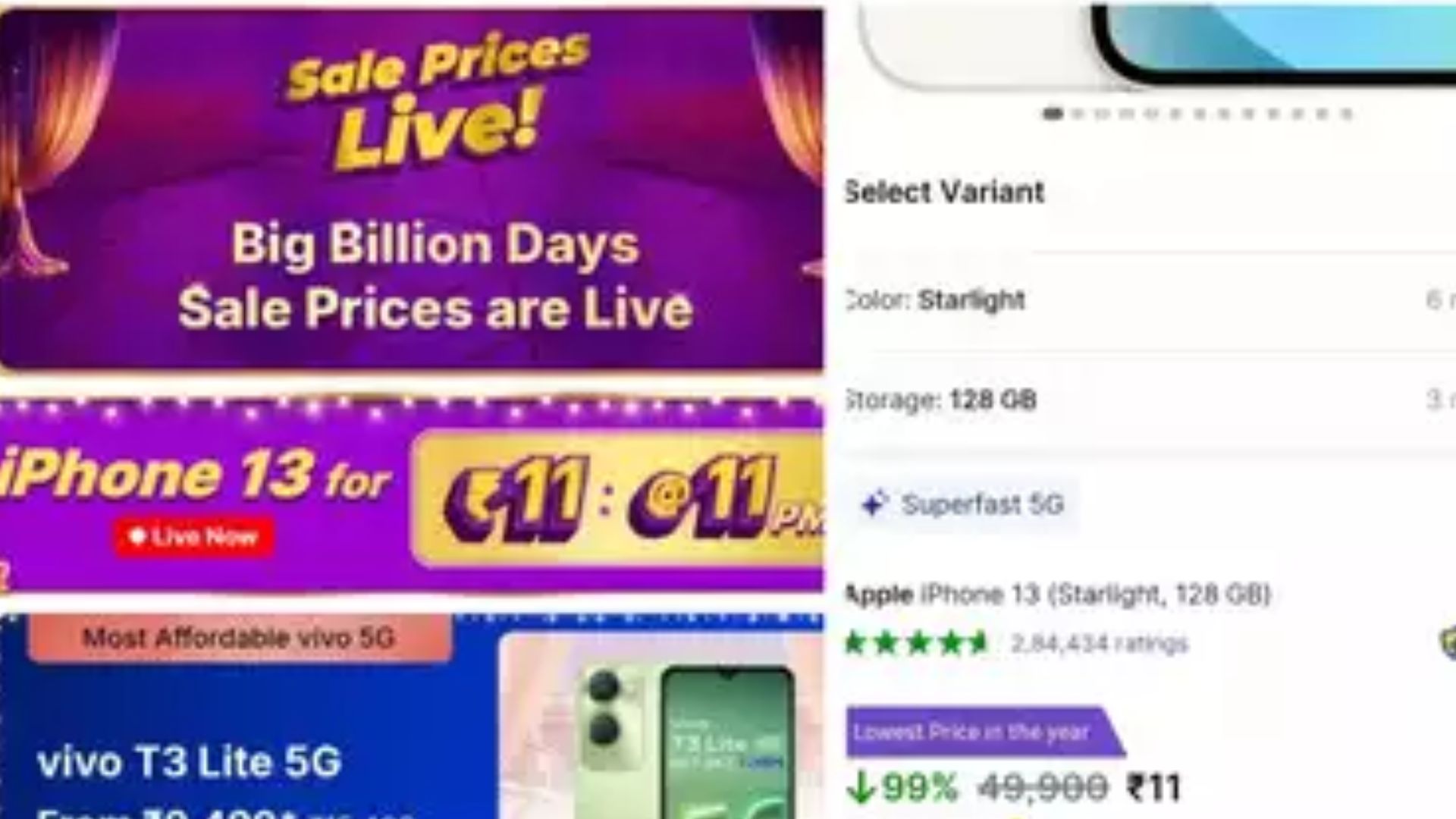 Flipkart Faces Criticism For iPhone 13 Rs 11 Deal During Big Billion Days Sale