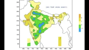 Map of India showing regions affected by water scarcity and climate change. Map of India showing regions affected by water scarcity and climate change.