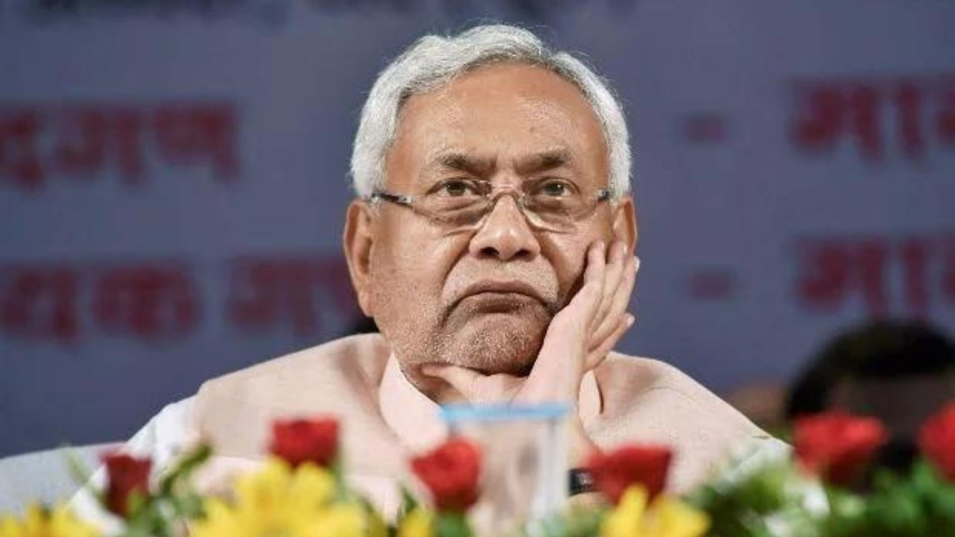 Nitish Kumar Adds Fish To Tank, Chaos Ensues As Crowd Snatches Them After His Exit