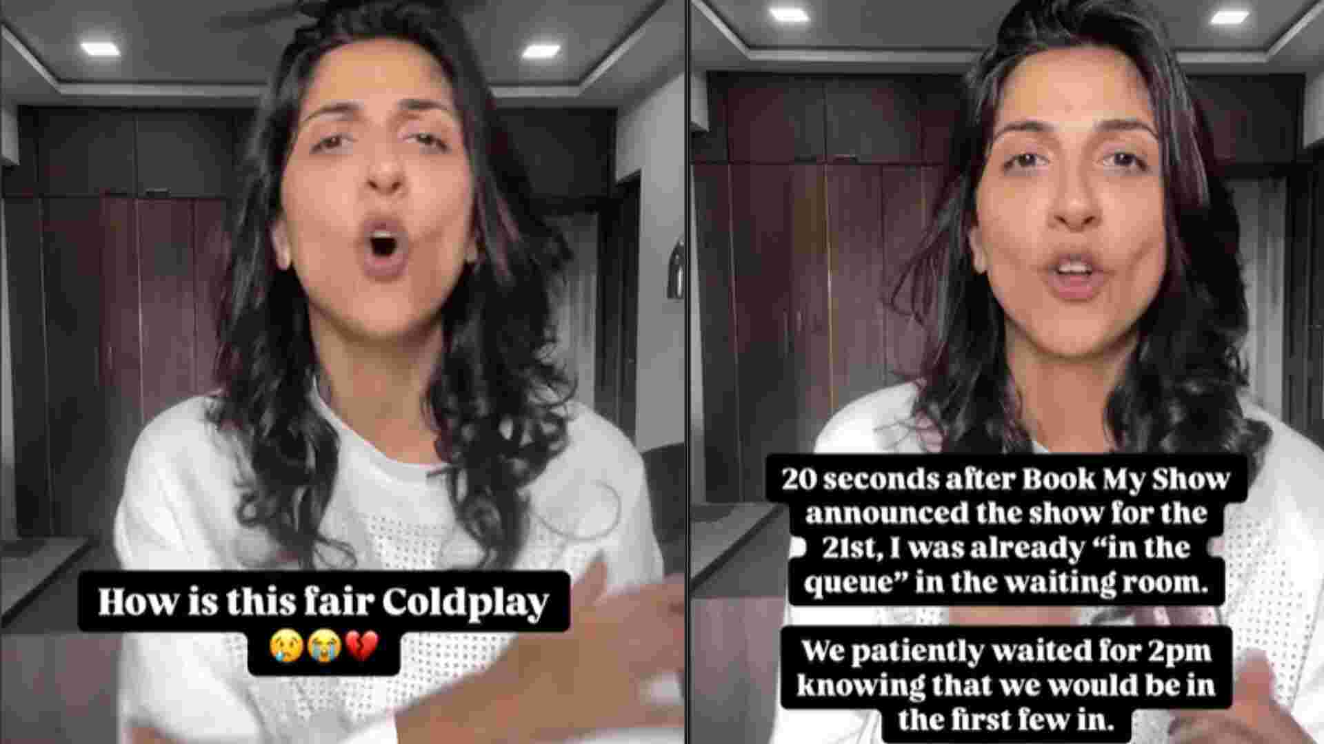 Woman’s Viral Video Exposes Book My Show Queue ‘Scam’, Coldplay Fans Echo: ‘Happened To Us Too’
