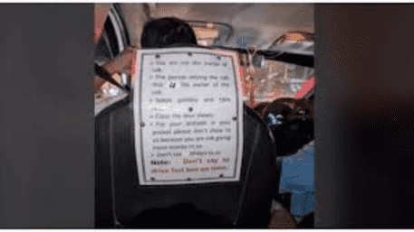 ‘Bhaiya Mat Bollo Yaar’: Cab Driver’s Bold Rules for Passengers Go Viral