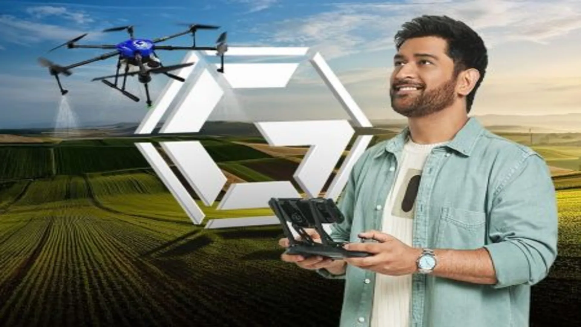 MS Dhoni Increases Investment in Garuda Aerospace: Backs  Million Drone Vision