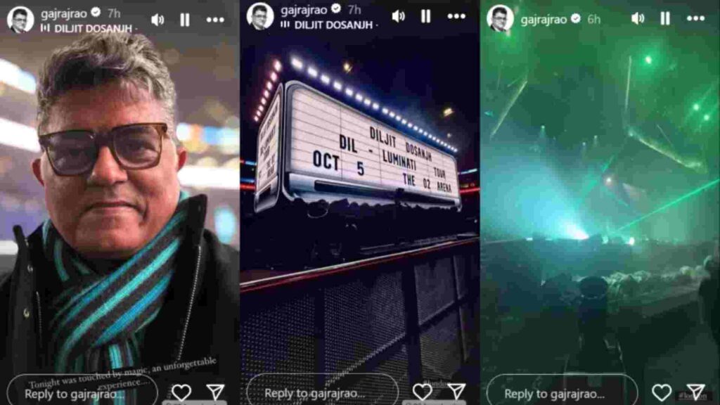 Gajraj shares post on Instagram Pic Credit- @gajrajrao Gajraj shares post on Instagram Pic Credit- @gajrajrao