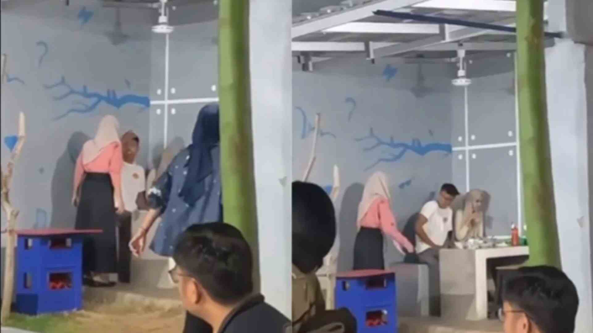 Watch: Girlfriend Finds Boyfriend With Another Woman In Cafe, What Happens Next
