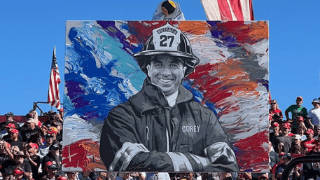 ‘In Memory Of A Hero’: Scott LoBaido’s Live Portrait Of Shooting Victim At Butler Rally | WATCH