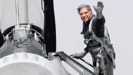 Jet Setting With Ratan Tata: His Epic F-16 Flight Over Bengaluru Goes Viral