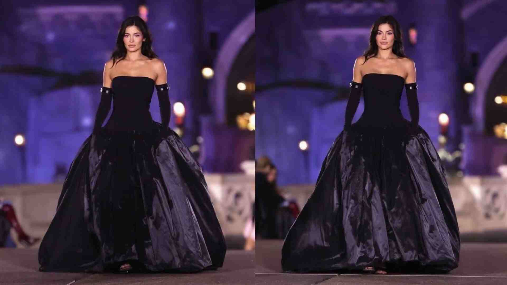 Kylie Jenner’s Fairytale Dream: Goth Princess Stuns at Paris Fashion Week