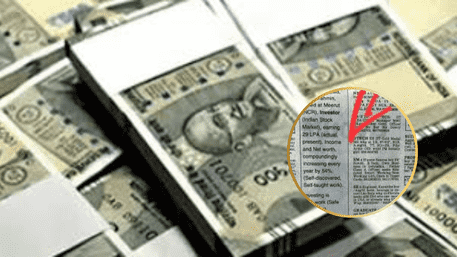 Meerut: Investor’s Matrimonial Ad Claims 54% Yearly Growth On Rs 29 Lakh Income Goes Viral