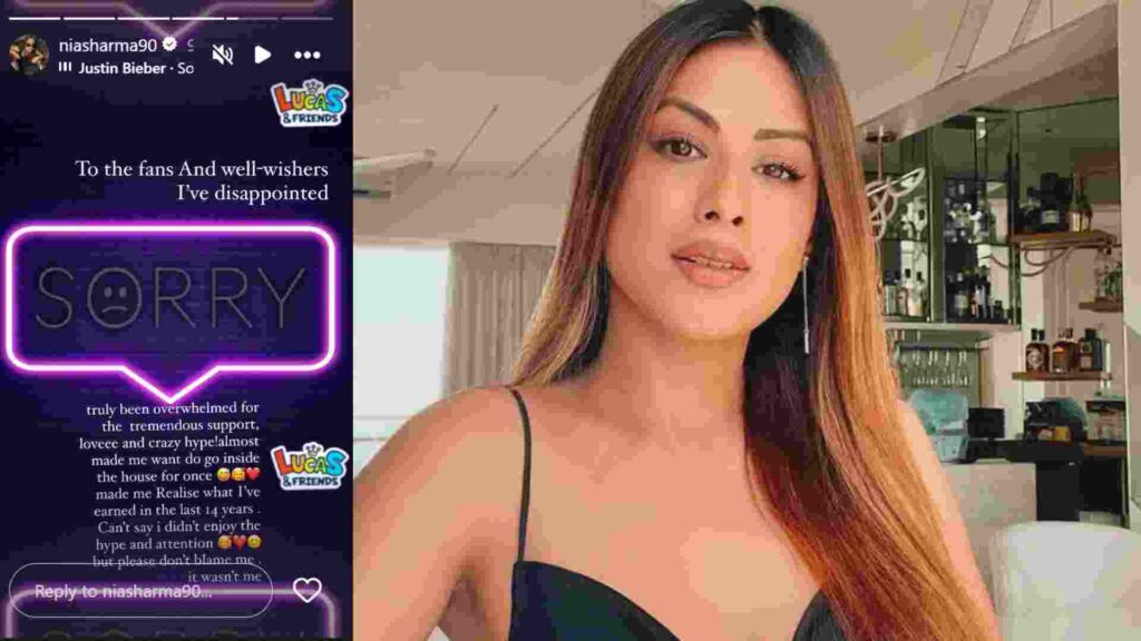 Nia Sharma apologizes to fans in Instagram Post Nia Sharma apologizes to fans in Instagram Post