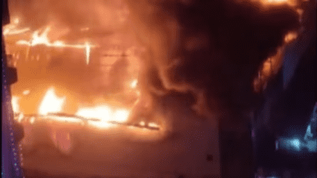 Noida: Massive Fire At Sector 74 banquet hall, Electrician Killed | WATCH