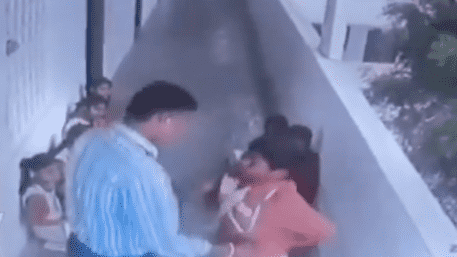 Shocking CCTV Footage: Teacher Dragging And Beating Student Goes Viral