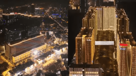 ‘Unbelievable’ Noida’s Diwali Lights Illuminate the Night Sky! | WATCH Drone Sky Shot
