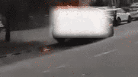 Video: Moving Car Catches Fire And Burns On Jaipur Road Goes Viral