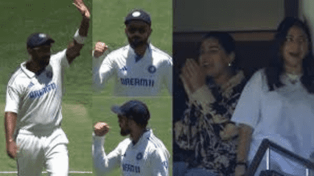 Anushka Sharma Takes Over the Screen in India-Australia Test Match, Fans React ‘Match Bhi Dikha Do’