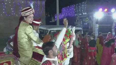 Bride Makes Stunning Horseback Entry Instead of Groom: Breaking Stereotypes