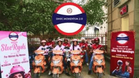 Delhi Metro’s New Bike Taxi Service: Empowering Women Drivers And Women-Only Rides!