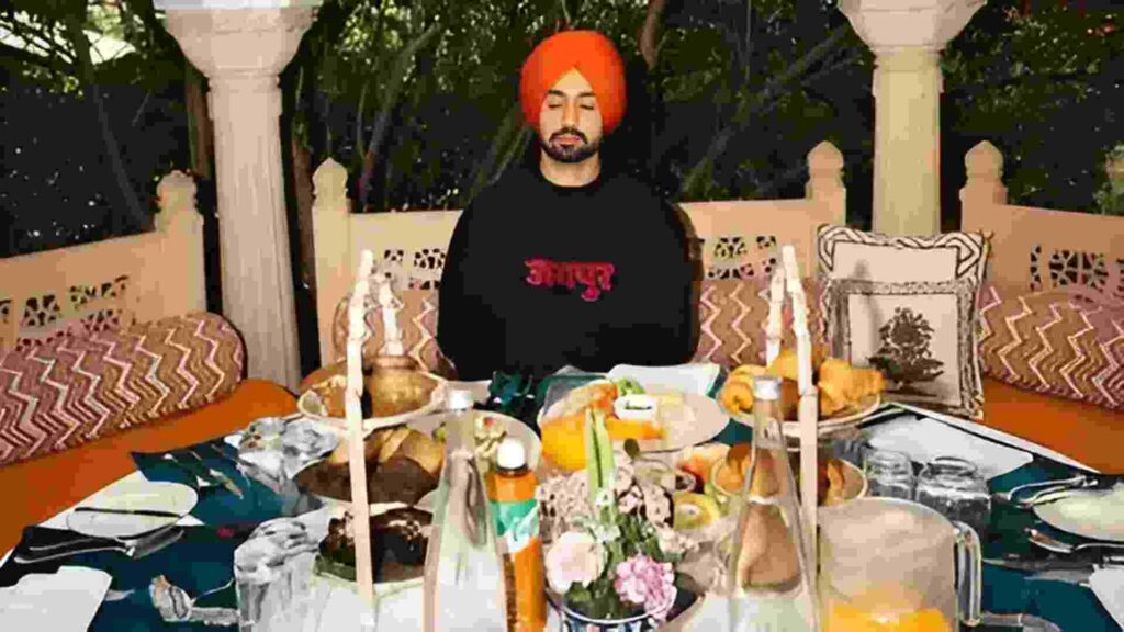 Diljit Dosanjh Enjoys Lavish Breakfast Diljit Dosanjh Enjoys Lavish Breakfast
