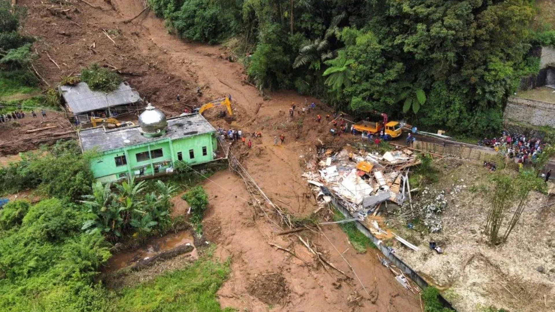 Tragedy Strikes Indonesia: Flash Floods And Landslides Claim 16 Lives, Dozens Missing