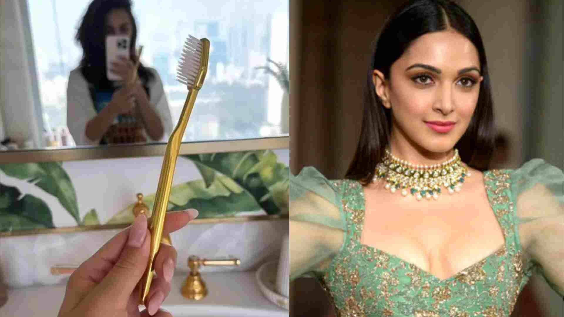 Kiara Advani Brushes Up Her Sindhi Roots With Gold Toothbrush