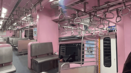 Mumbai: ‘Barbie AC Local Train Dabba’ For Women: ‘Pink Paradise’ Goes Viral | VIDEO