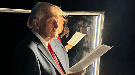 Trump’s Son Shares Photo of Father Preparing for Victory Speech