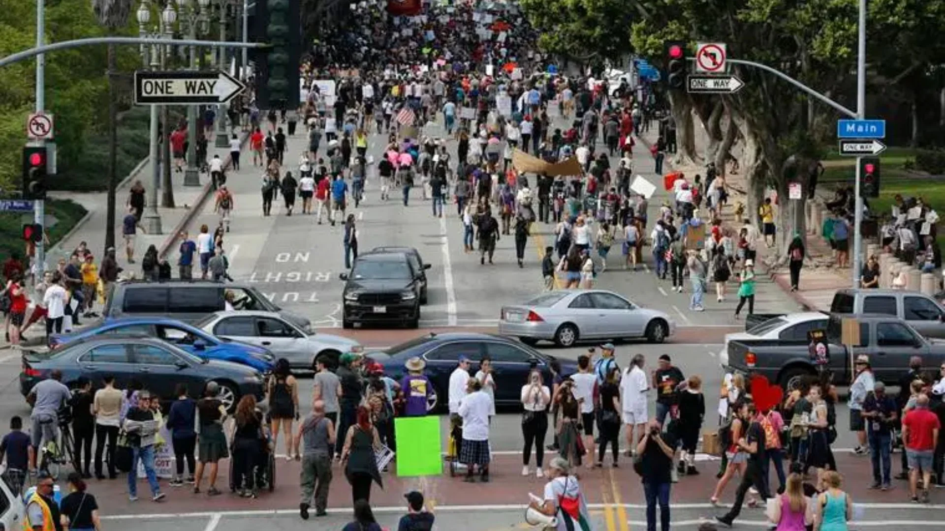 Nationwide Protests Erupt Across US As Thousands Rally Against Trump’s Re-Election