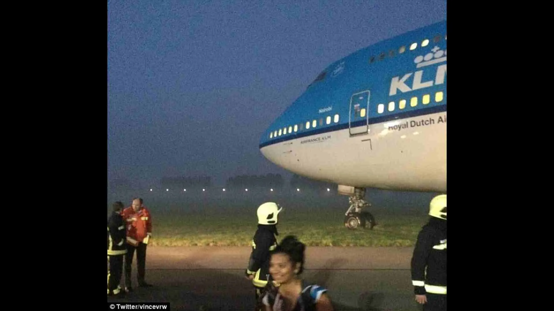 Amsterdam-Bound KLM Flight Skids Off Runway After Emergency Landing in Norway
